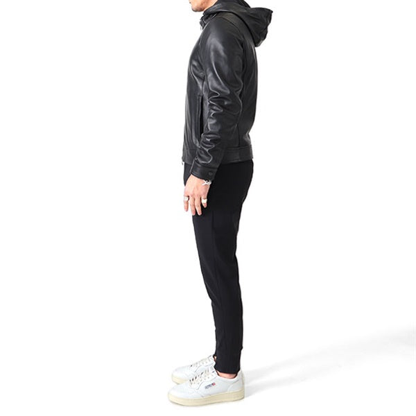 EMMETI エンメティ JURI HOODIE ユリ フード付き レザージャケット