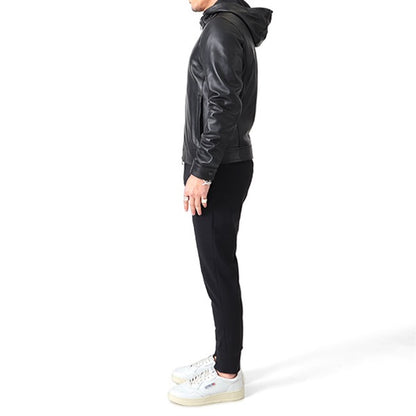 EMMETI エンメティ JURI HOODIE ユリ フード付き レザージャケット