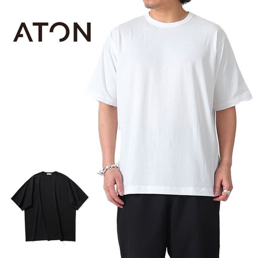 ATON エイトン ドライコットン Tシャツ KKAGCM0110