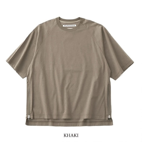 White Mountaineering ホワイトマウンテニアリング サイドジップ ラグランTシャツ WM2471506