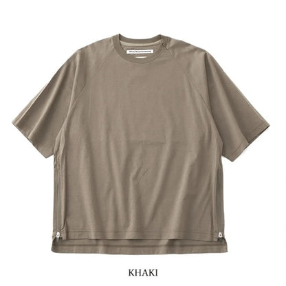 White Mountaineering ホワイトマウンテニアリング サイドジップ ラグランTシャツ WM2471506