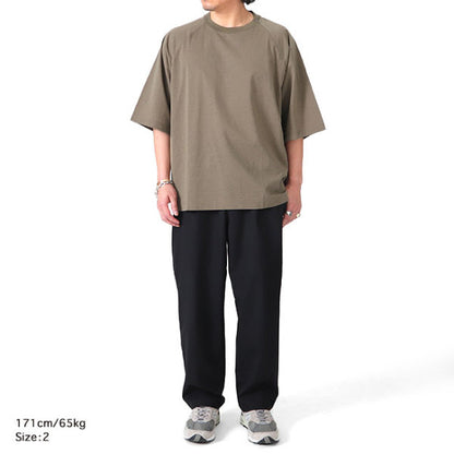 White Mountaineering ホワイトマウンテニアリング サイドジップ ラグランTシャツ WM2471506