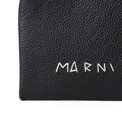 MARNI マルニ ロゴ刺繍 レザー コインケース&カードケース PFMI0095Q0 P6533 00N99