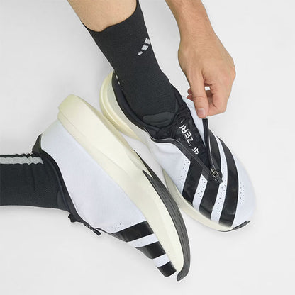adidas originals アディダスオリジナルス adizero Evo SL ZIP-UP M アディゼロ ジップ KH9623 白 ホワイト ランニングシューズ スニーカー メンズ