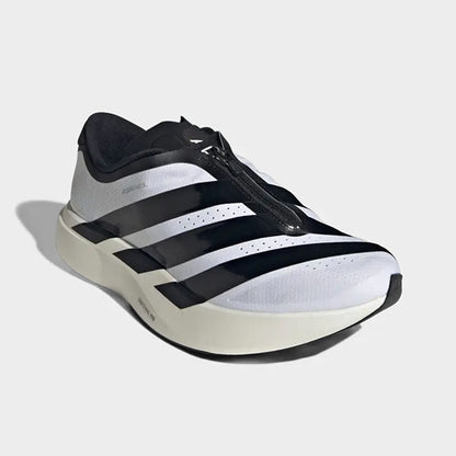 adidas originals アディダスオリジナルス adizero Evo SL ZIP-UP M アディゼロ ジップ KH9623 白 ホワイト ランニングシューズ スニーカー メンズ