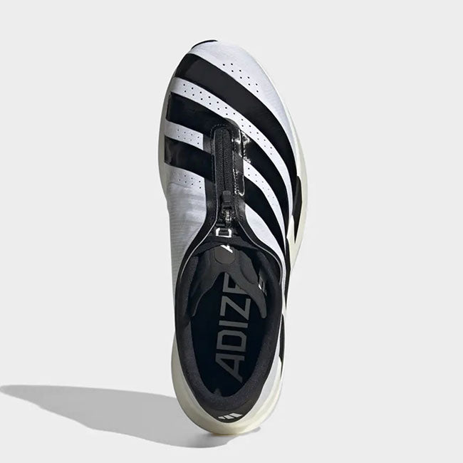 adidas originals アディダスオリジナルス adizero Evo SL ZIP-UP M アディゼロ ジップ KH9623 白 ホワイト ランニングシューズ スニーカー メンズ