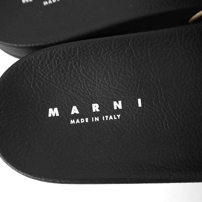 MARNI マルニ ジャガードロゴ ラバースライドサンダル SAMR003202