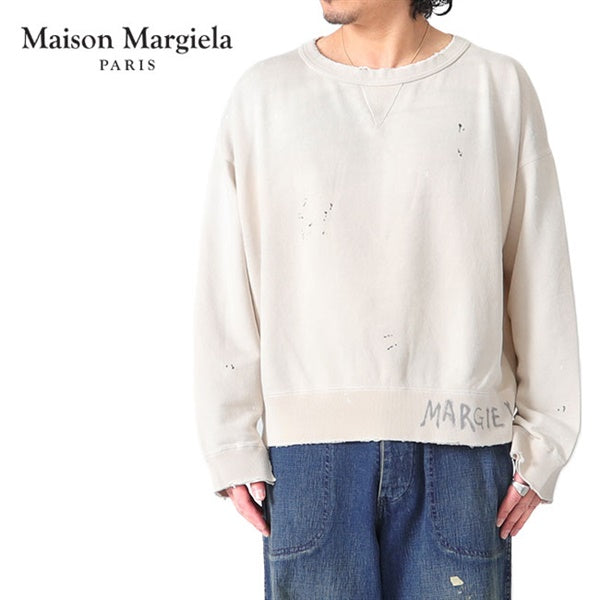 Maison Margiela メゾンマルジェラ ラウンドネック ビンテージスウェット S50GU0214 S25570