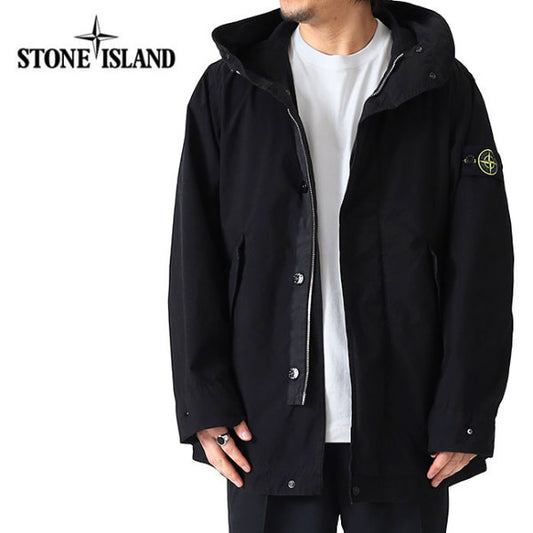 STONE ISLAND ストーンアイランド ガーメントダイ ポリエステルキャンバス フード付き ジャケット K1S154100029 S0042
