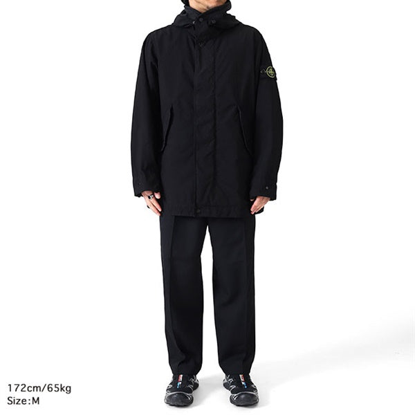 STONE ISLAND ストーンアイランド ガーメントダイ ポリエステルキャンバス フード付き ジャケット K1S154100029 S0042