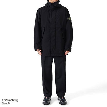 STONE ISLAND ストーンアイランド ガーメントダイ ポリエステルキャンバス フード付き ジャケット K1S154100029 S0042