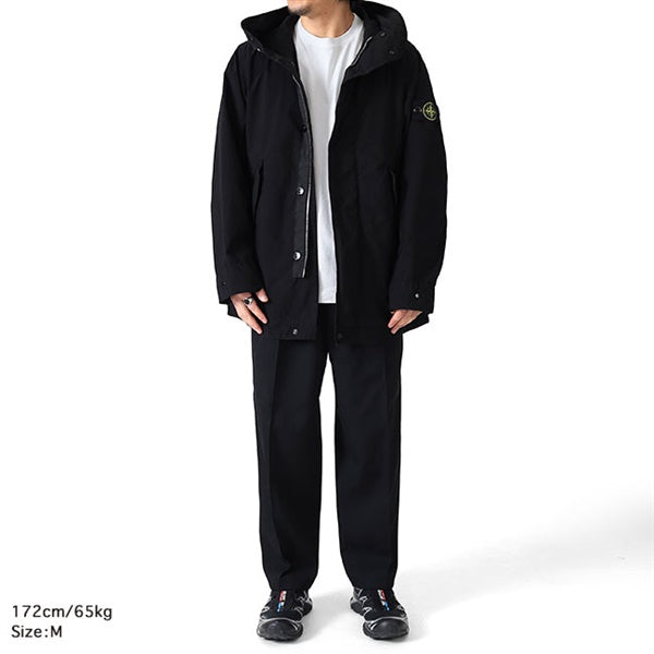 STONE ISLAND ストーンアイランド ガーメントダイ ポリエステルキャンバス フード付き ジャケット K1S154100029 S0042