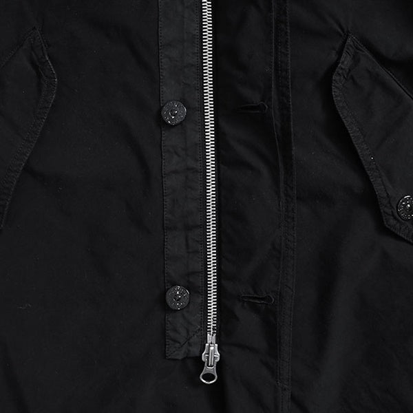 STONE ISLAND ストーンアイランド ガーメントダイ ポリエステルキャンバス フード付き ジャケット K1S154100029 S0042