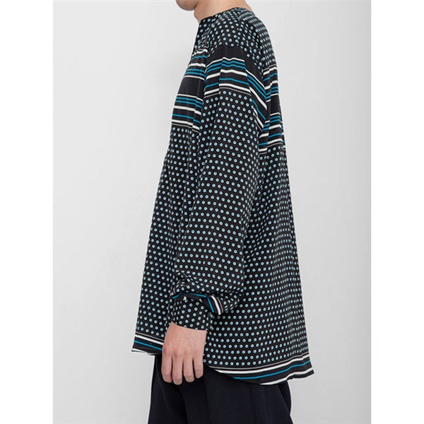 RAINMAKER レインメーカー 総柄 ドット柄 スキッパーシャツ RM261-038 **