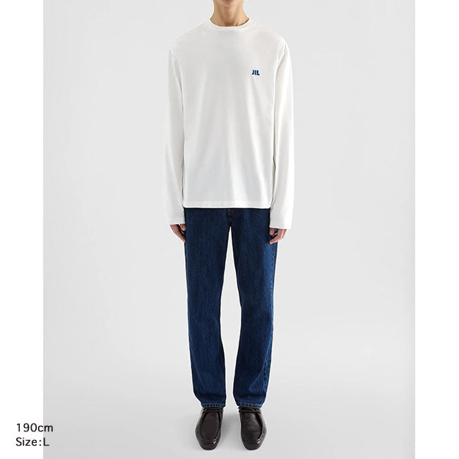 JIL SANDER T-SHIRT CN LS - EMB J22GC0282 J45048 100