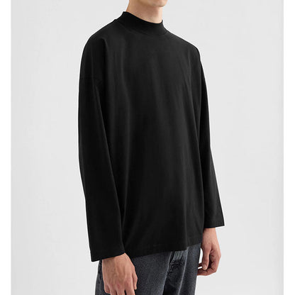 JIL SANDER T-SHIRT MOCK NECK LS J22GC0257 J45084 001