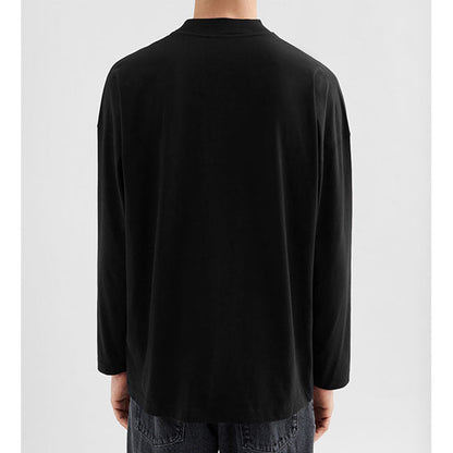 JIL SANDER T-SHIRT MOCK NECK LS J22GC0257 J45084 001