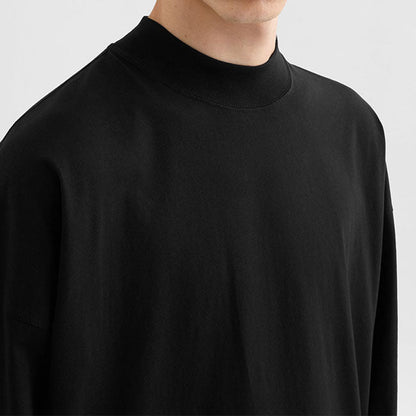 JIL SANDER T-SHIRT MOCK NECK LS J22GC0257 J45084 001