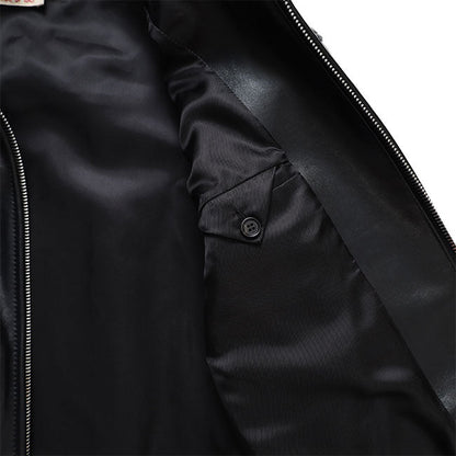 MARNI LEATHER FLIGHT JACKET JUMY0218LQ ULV895 00N99