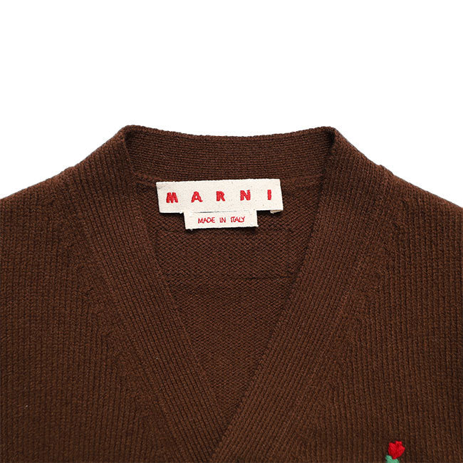 MARNI WOOL CASHMERE CARDIGAN CDMG0197S0 UFZ415 FLM53