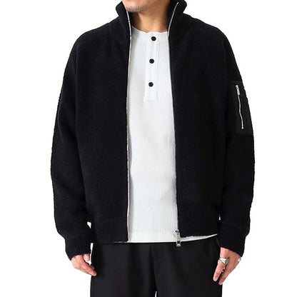TATRAS タトラス LIPARI リパリ スタンドカラー シェニールニット ドライバーズニット ジャケット