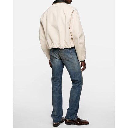 Acne Studios COTTON SATIN BOMBER JACKET RW-MN-OUTW000025