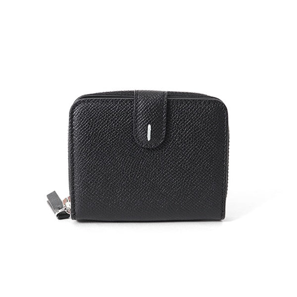 Maison Margiela メゾンマルジェラ レザー ジップアラウンド 二つ折り ミニウォレット SA3UI0006 P4745 **