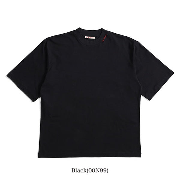 MARNI マルニ マルニシンボル刺繍 オーガニックコットンTシャツ HUMU0223X5 UTCZ68 **