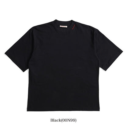 MARNI マルニ マルニシンボル刺繍 オーガニックコットンTシャツ HUMU0223X5 UTCZ68 **