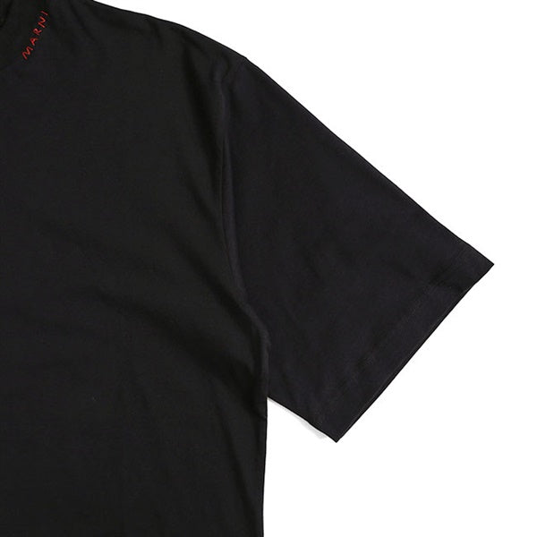 MARNI マルニ マルニシンボル刺繍 オーガニックコットンTシャツ HUMU0223X5 UTCZ68 **
