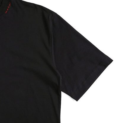 MARNI マルニ マルニシンボル刺繍 オーガニックコットンTシャツ HUMU0223X5 UTCZ68 **