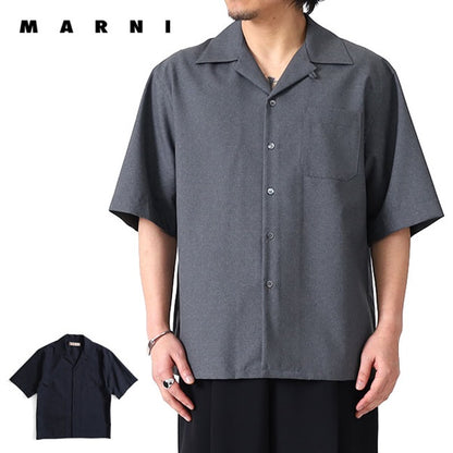 MARNI マルニ トロピカルウール ボーリングシャツ CUMU0213A5 TW839