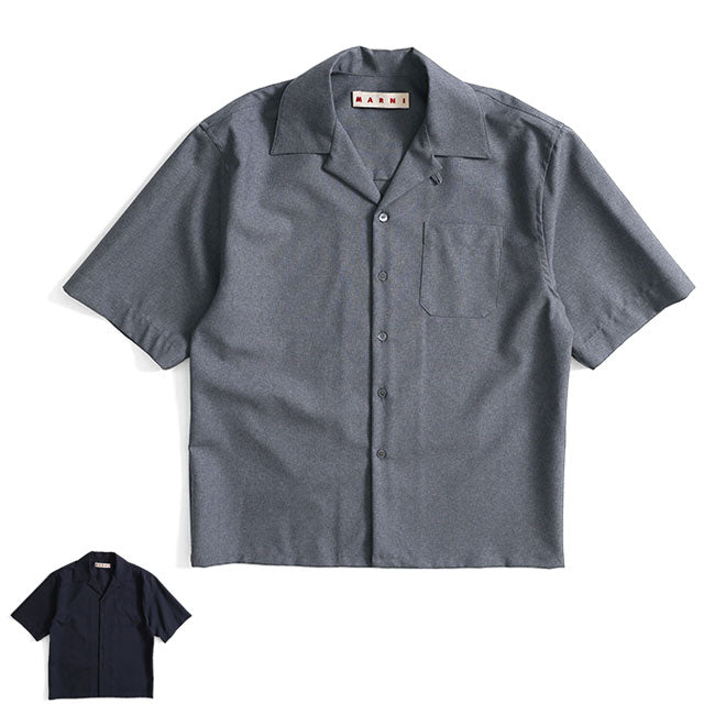 MARNI TROPICAL WOOL SHIRT CUMU0213A5 TW839