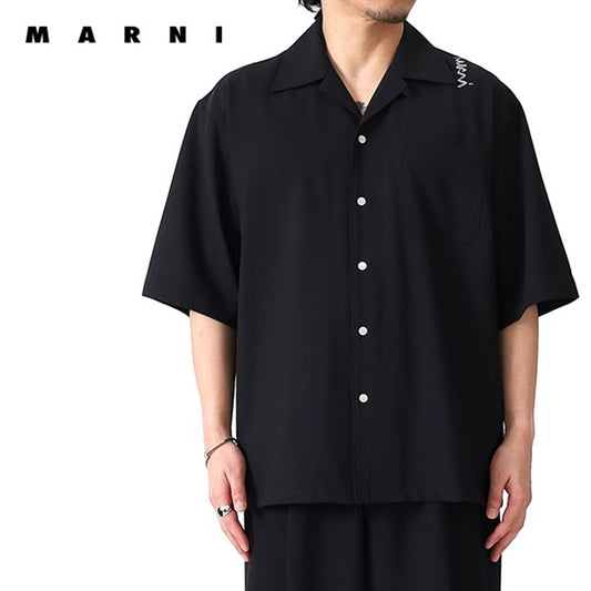MARNI マルニ マルニシンボル オープンカラーシャツ CUMU0054S3 UTP771