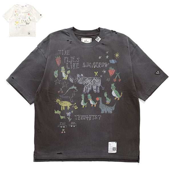 Maison MIHARA YASUHIRO メゾンミハラヤスヒロ Kids Doodle Printed T-shirt キッズ 落書きプリント Tシャツ J16TS831