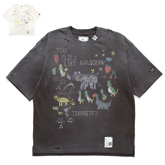 Maison MIHARA YASUHIRO メゾンミハラヤスヒロ Kids Doodle Printed T-shirt キッズ 落書きプリント Tシャツ J16TS831
