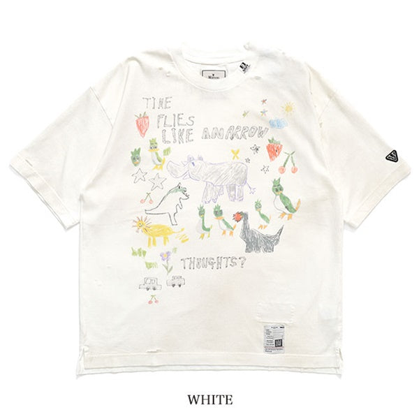 Maison MIHARA YASUHIRO メゾンミハラヤスヒロ Kids Doodle Printed T