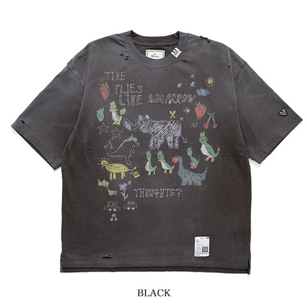 Maison MIHARA YASUHIRO メゾンミハラヤスヒロ Kids Doodle Printed T