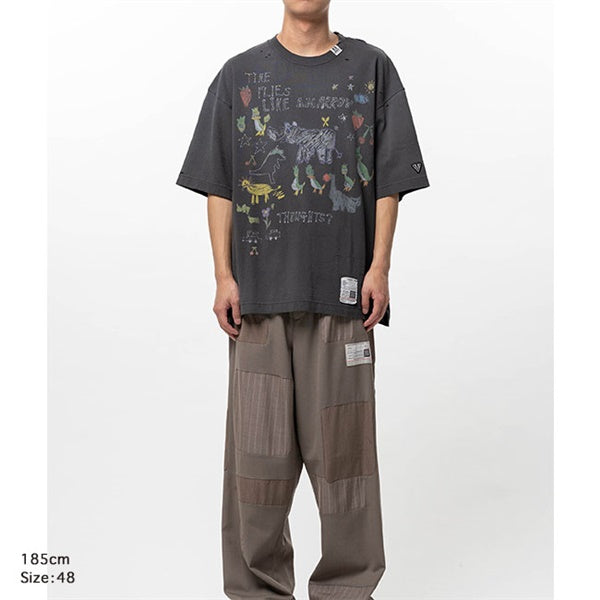 Maison MIHARA YASUHIRO メゾンミハラヤスヒロ Kids Doodle Printed T-shirt キッズ 落書きプリント Tシャツ J16TS831