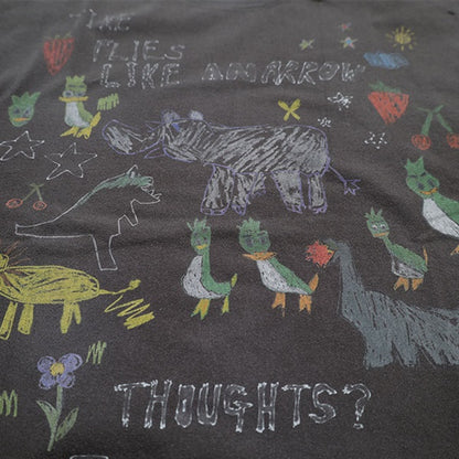 Maison MIHARA YASUHIRO メゾンミハラヤスヒロ Kids Doodle Printed T-shirt キッズ 落書きプリント Tシャツ J16TS831