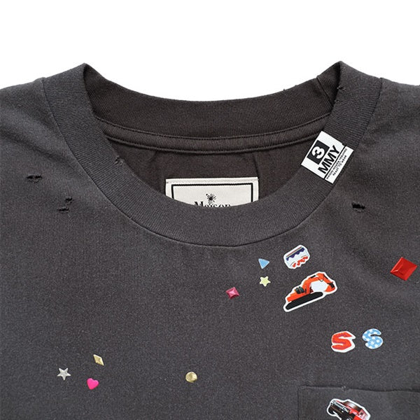 Maison MIHARA YASUHIRO メゾンミハラヤスヒロ Kids Sticker Printed T-shirt キッズステッカー プリントTシャツ J16TS821