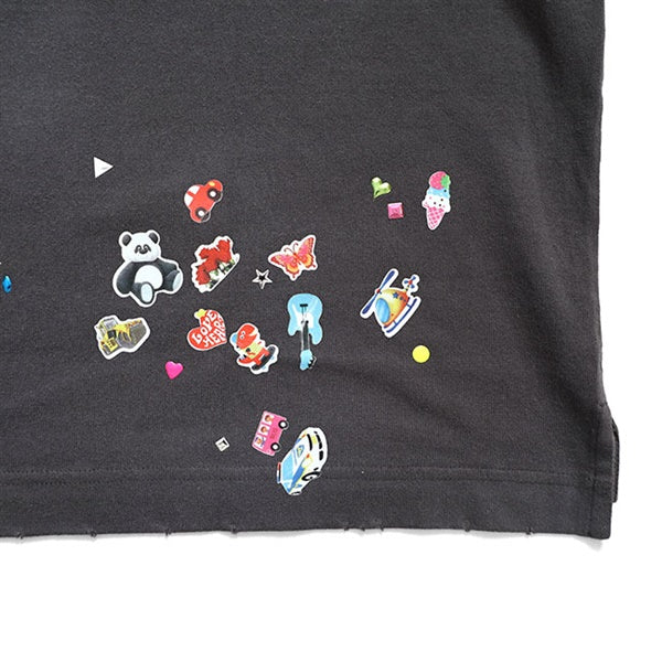 Maison MIHARA YASUHIRO メゾンミハラヤスヒロ Kids Sticker Printed T-shirt キッズステッカー プリントTシャツ J16TS821