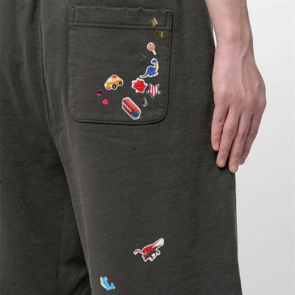 Maison MIHARA YASUHIRO メゾンミハラヤスヒロ Kids Sticker Printed Sweat Shorts キッズステッカープリント スウェットショーツ J16SP733