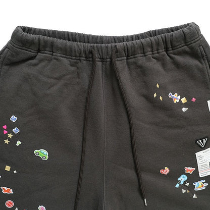 Maison MIHARA YASUHIRO メゾンミハラヤスヒロ Kids Sticker Printed Sweat Shorts キッズステッカープリント スウェットショーツ J16SP733
