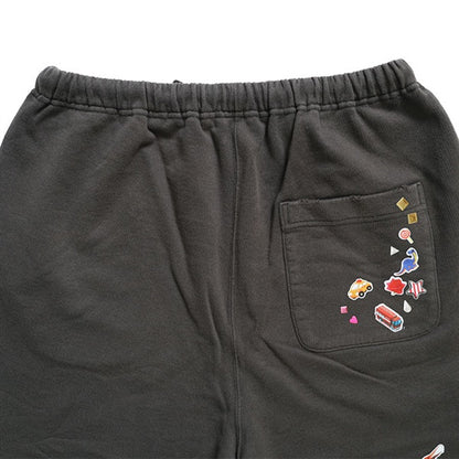 Maison MIHARA YASUHIRO メゾンミハラヤスヒロ Kids Sticker Printed Sweat Shorts キッズステッカープリント スウェットショーツ J16SP733
