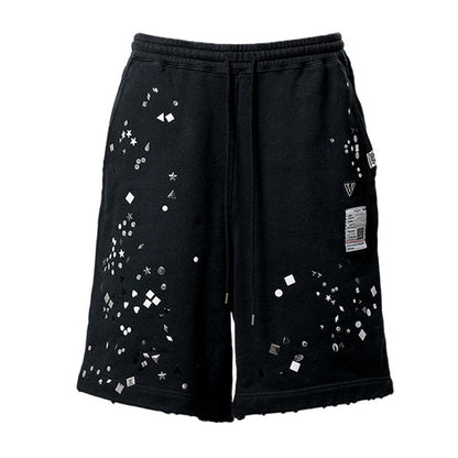 Maison MIHARA YASUHIRO メゾンミハラヤスヒロ Embellished Sweat Shorts エンベリッシュド スウェットショーツ J16SP742
