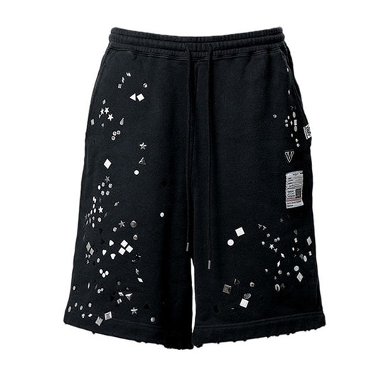 Maison MIHARA YASUHIRO メゾンミハラヤスヒロ Embellished Sweat Shorts エンベリッシュド スウェットショーツ J16SP742
