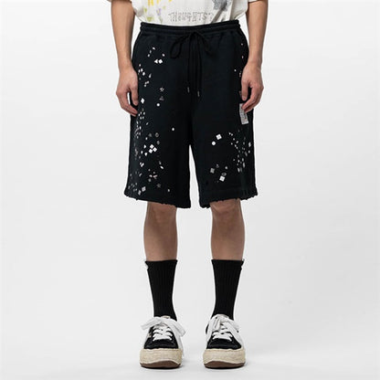 Maison MIHARA YASUHIRO メゾンミハラヤスヒロ Embellished Sweat Shorts エンベリッシュド スウェットショーツ J16SP742