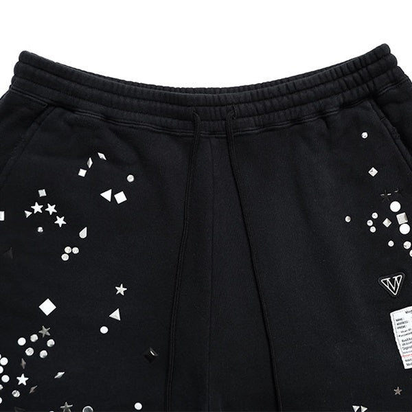 Maison MIHARA YASUHIRO メゾンミハラヤスヒロ Embellished Sweat Shorts エンベリッシュド スウェットショーツ J16SP742