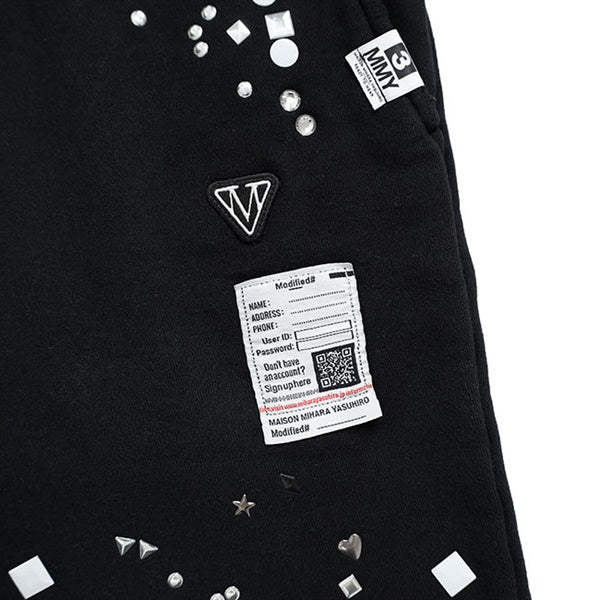 Maison MIHARA YASUHIRO メゾンミハラヤスヒロ Embellished Sweat Shorts エンベリッシュド スウェットショーツ J16SP742